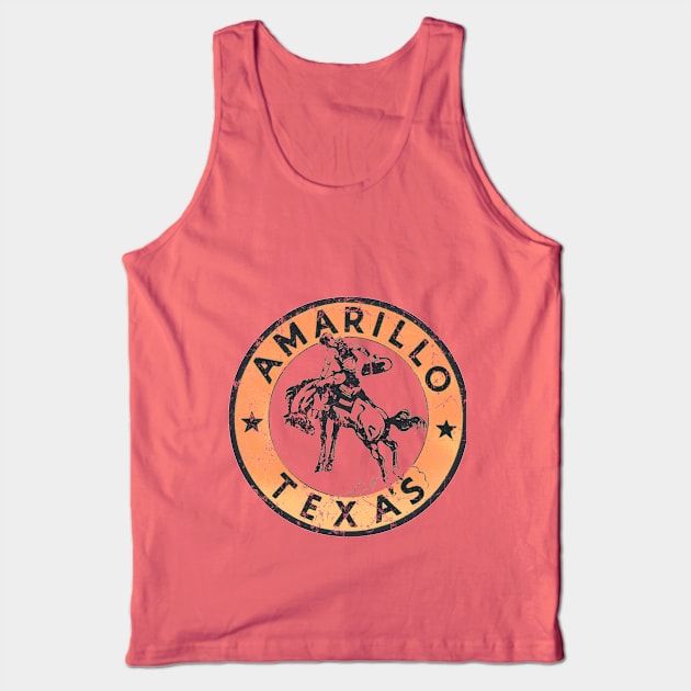 Amarillo Texas Tank Top by retrorockit